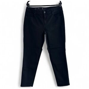 Lane Bryant Genius Fit Black Skinny Jeans Women's‎ 18 Regular Stretch